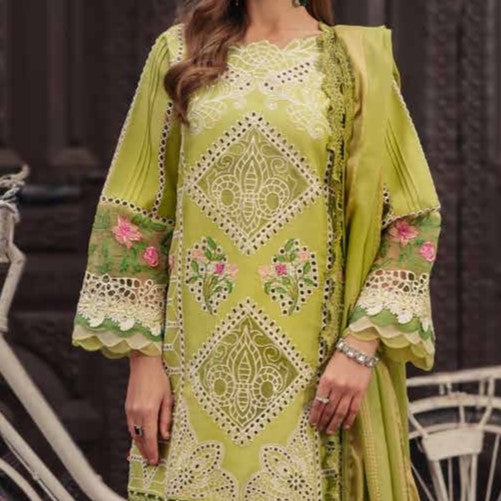Parishay Embroidered Lawn Unstitched 3 PC - LS422
