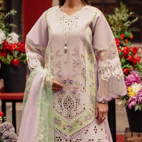 Parishay Embroidered Lawn Unstitched 3 PC - LS430