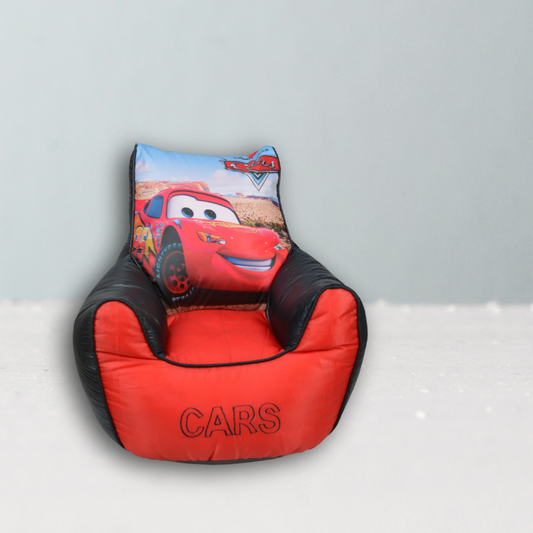 CARS - Lightning McQueen Digital Printed Kids Sofa Bean Bag - BS040