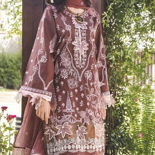 PANACHE Embroidered Lawn Unstitched 3PC Collection - LS660