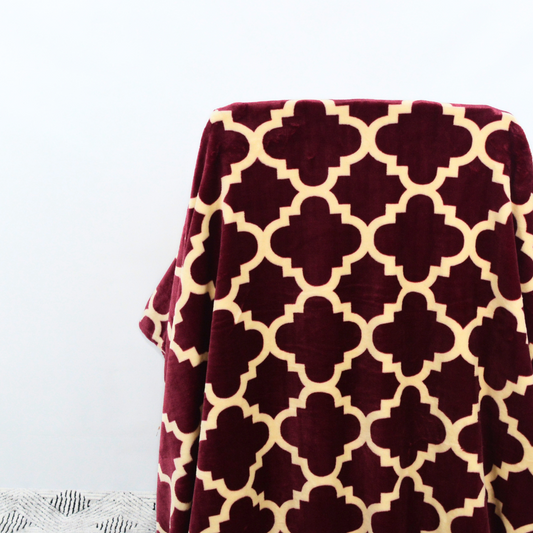 Popular Plain Printed Fleece Blanket AC Blanket - PFB063
