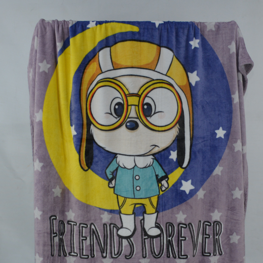 Friends Forever - Kids Printed Fleece Blanket 60x90 - KFB020