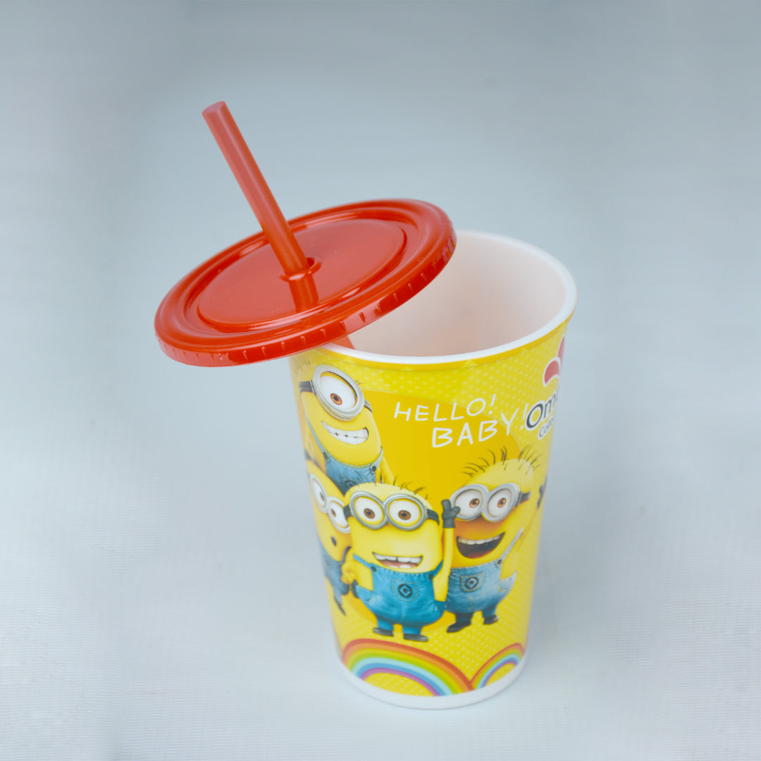 Minions - Straw Glass Straw Cup Kids Straw Bottle - KSB006