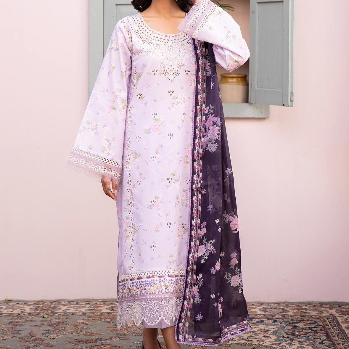 Lamhay By Bin Ilyas Lawn Collection - LS738