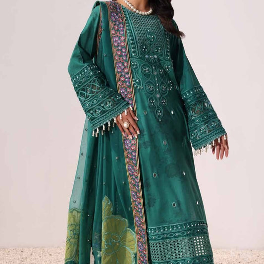 Charizma Unstitched Embroidered & Handwork Lawn Collection - LS381