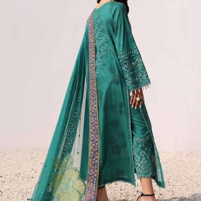 Charizma Unstitched Embroidered & Handwork Lawn Collection - LS381