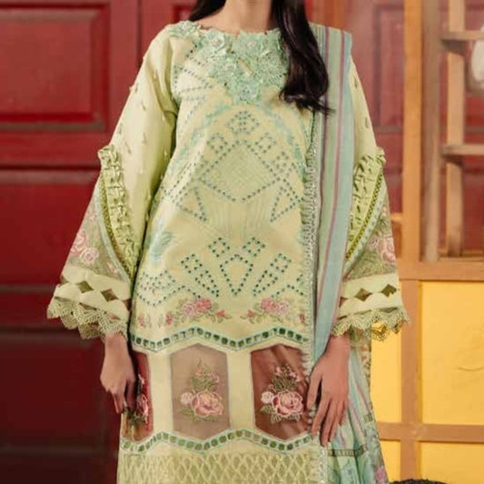 Parishay Embroidered Lawn Unstitched 3 PC - LS433