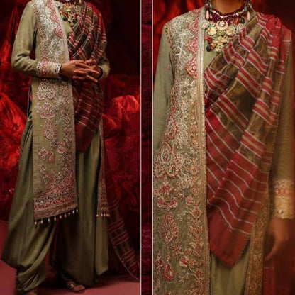 SALITEX JIHAAN 3PC Luxury Embroidered Collection vol. 01 2024 - LS732