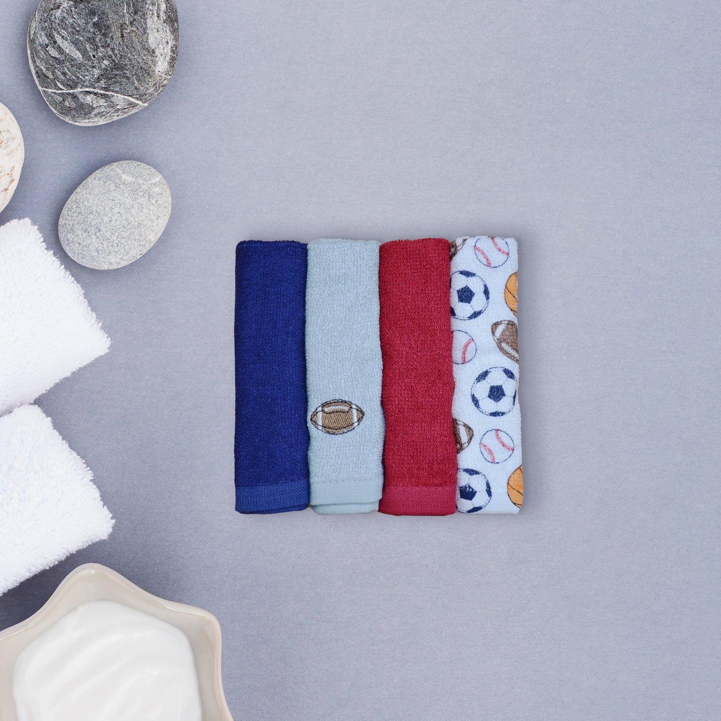 Hudson Baby Washcloth Set