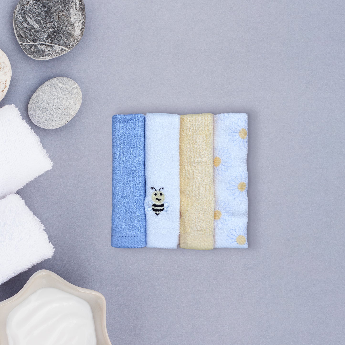 Hudson Baby Washcloth Set