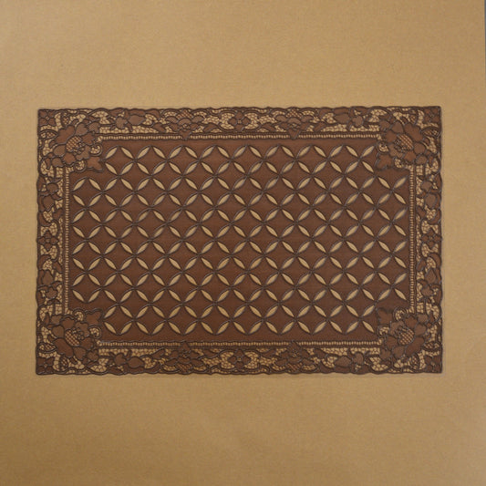 Embroidered Vinyl Placemats Washable Table Mats - PM061