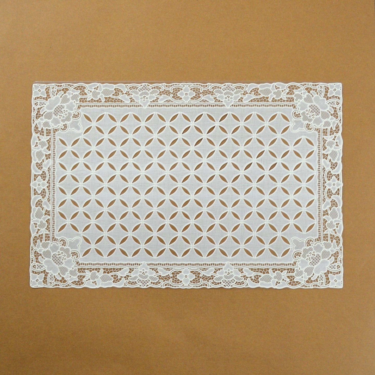 Embroidered Vinyl Placemats Washable Table Mats - PM063