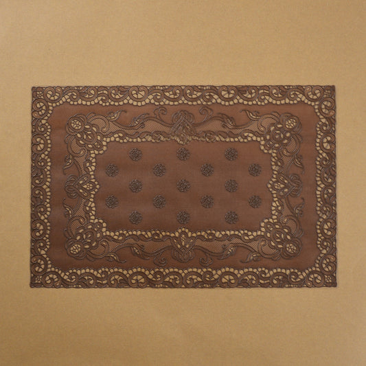 Embroidered Vinyl Placemats Washable Table Mats - PM064