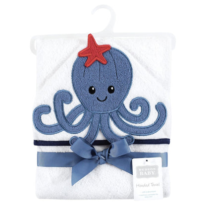 Hudson Baby - Cotton Hooded Towel - NB0140