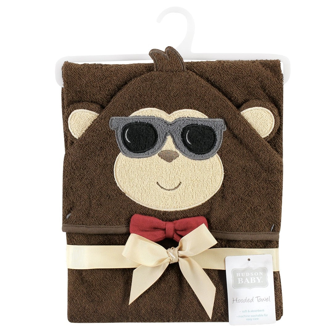 Hudson Baby - Cotton Hooded Towel - NB0137