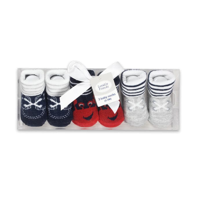 BEBE FAVOUR - Pack of 3 Baby Socks Gift Box - NB0160