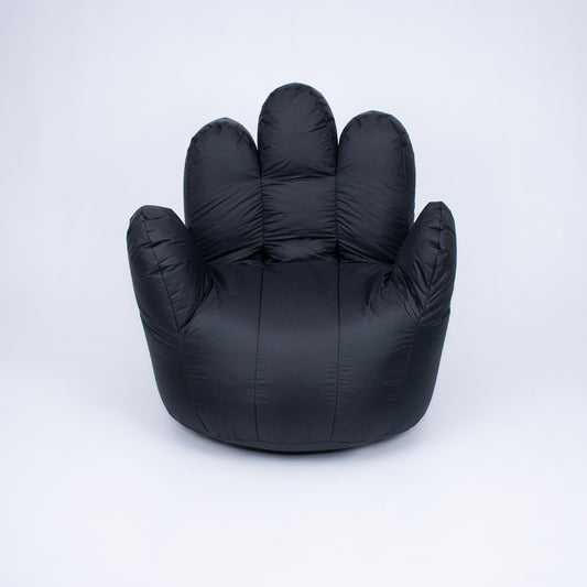 Black Hand Shape - Kids Bean Sofa - BS032