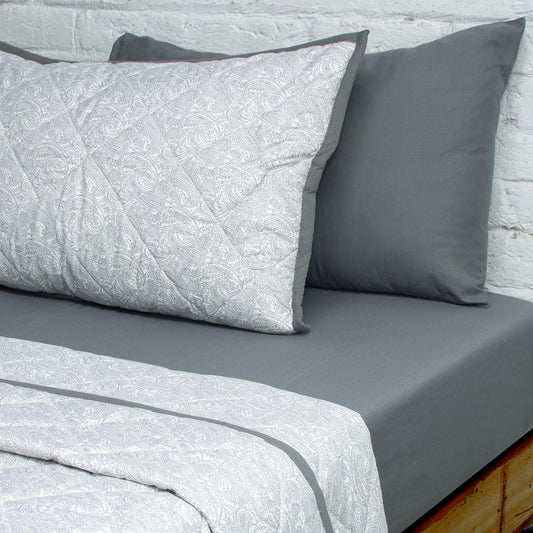 Luxury Soft Microfiber Quilted Comforter Set 6 Piece - MCS028