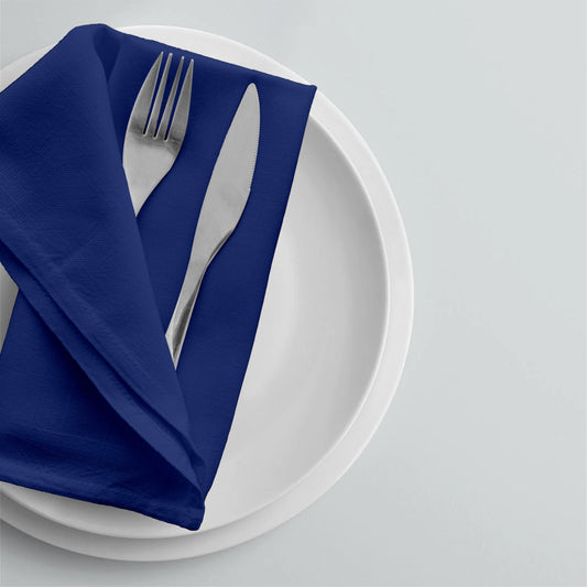 BLUE - Exports Dinner Napkins Pack of 4 - KN010