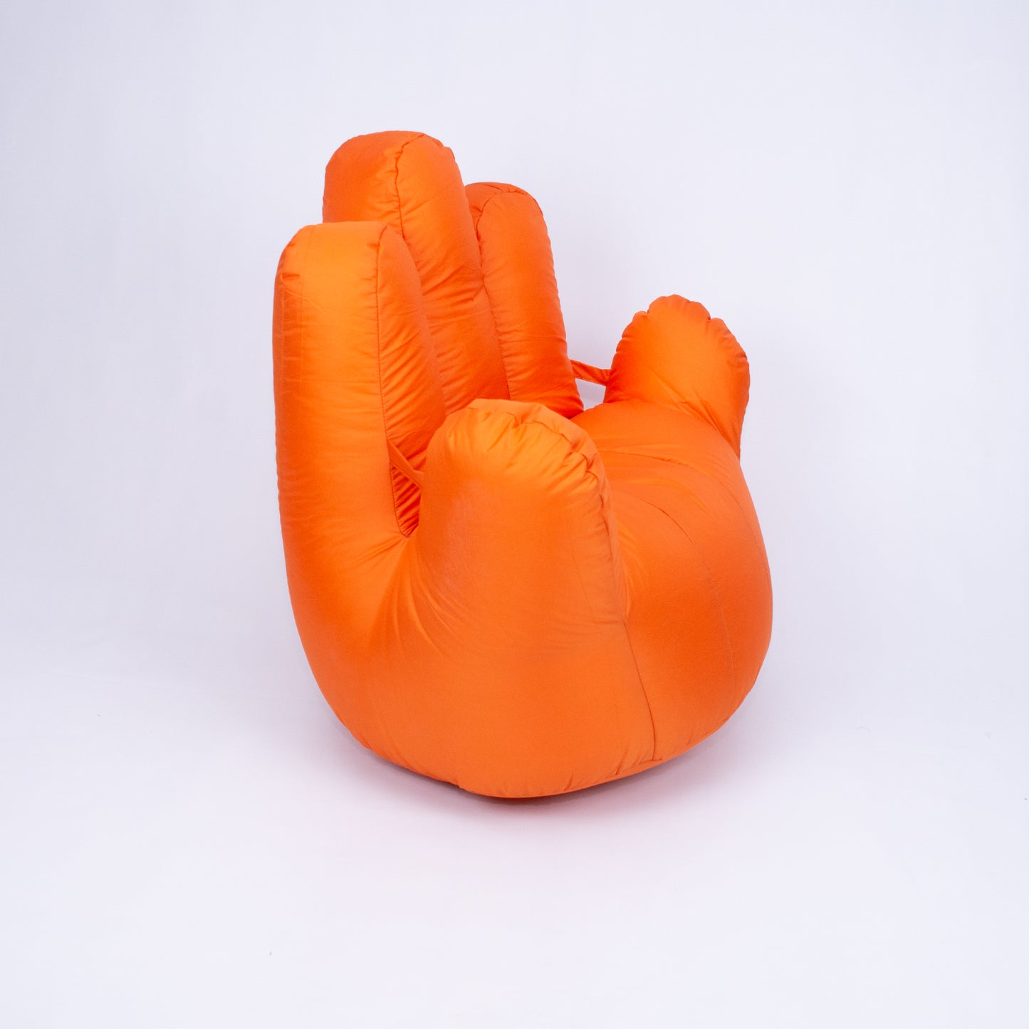 Orange Hand Shape - Kids Bean Sofa - BS033