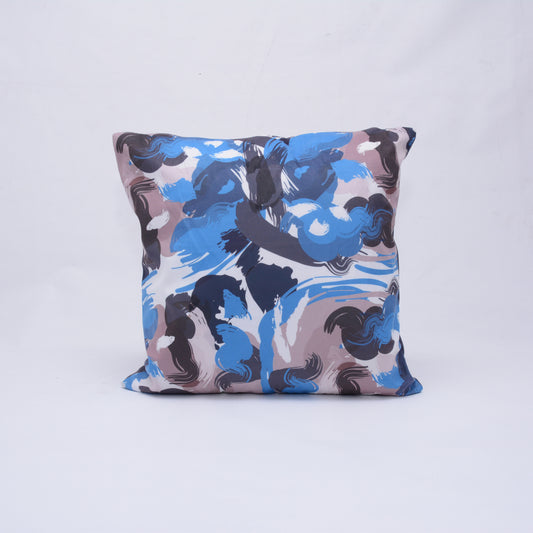 BLUE DABBING - Micro Velvet Luxury Cushion - FC032