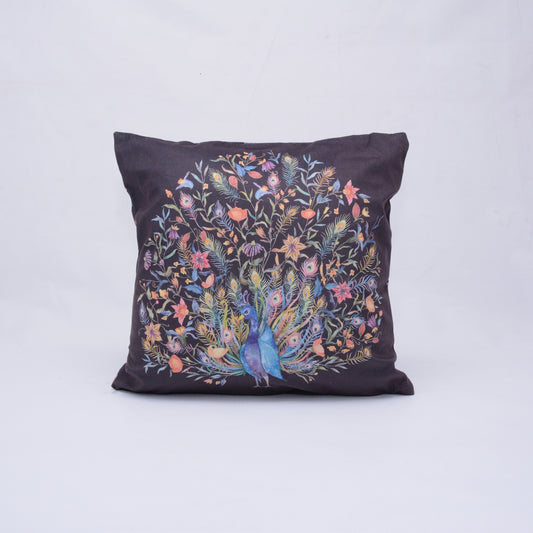 FLORAL ART- Micro Velvet Luxury Cushion - FC069