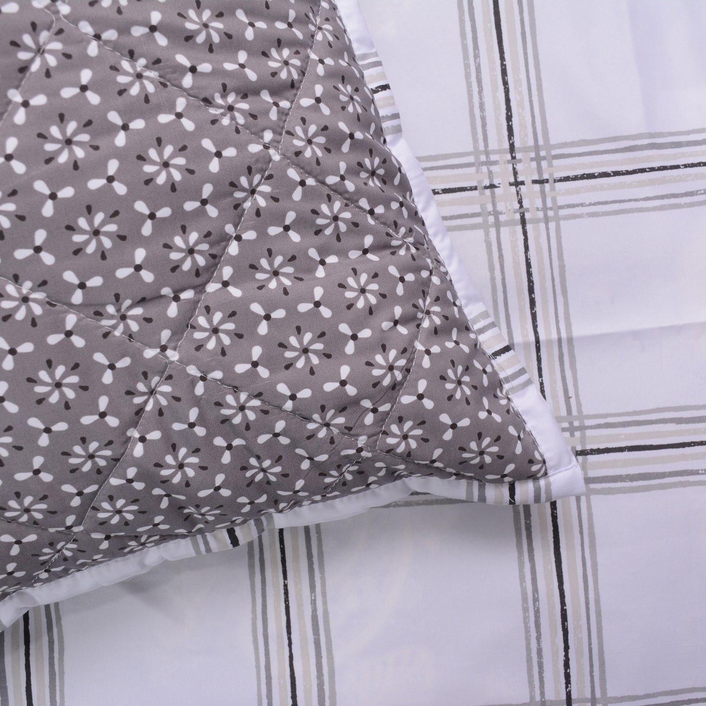 Luxury Soft Microfiber Quilted Comforter Set 6 Piece - MCS023