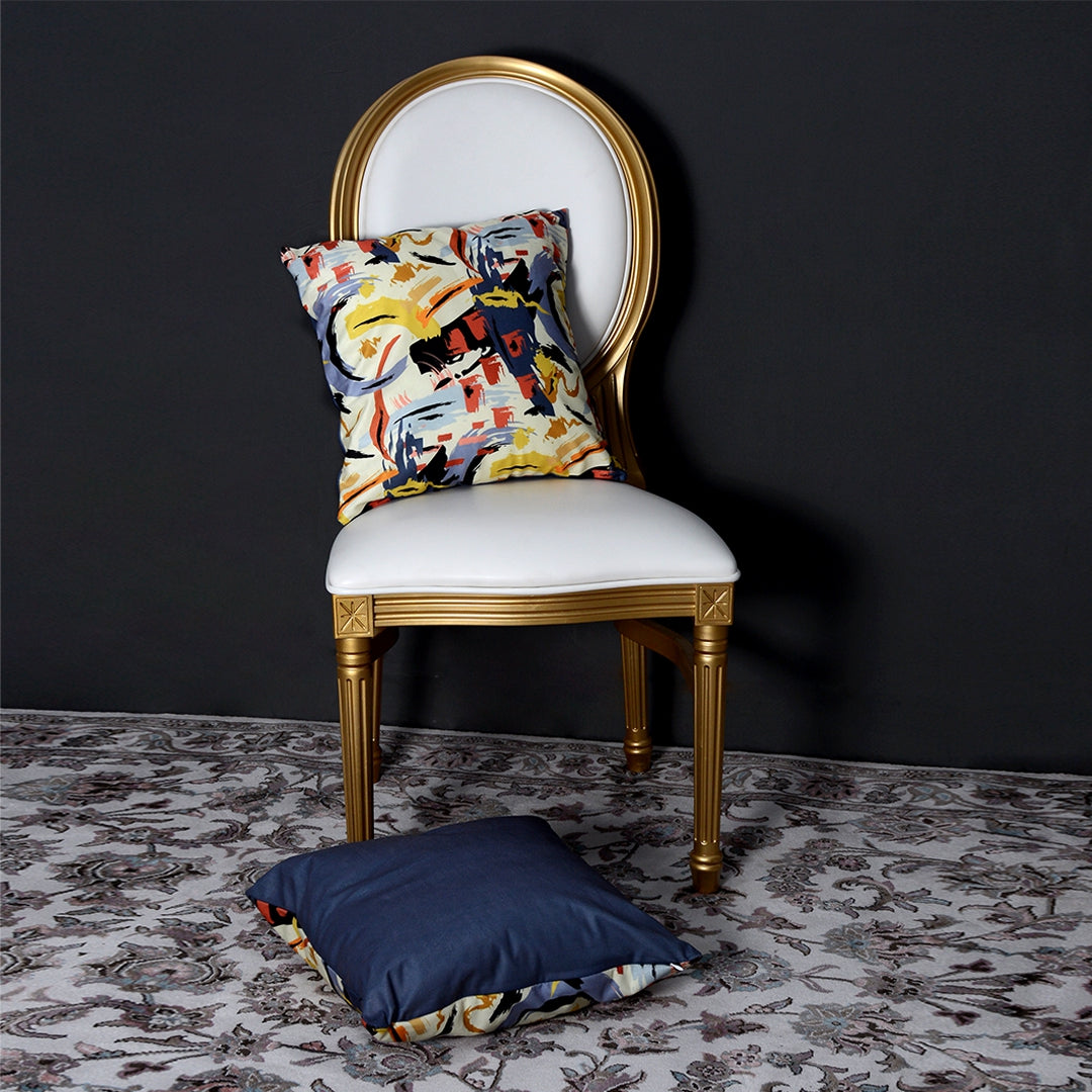 CANVAS ABSTRACT - Micro Velvet Luxury Cushion - FC035