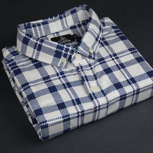Flannel Casual Men Shirt 100% Cotton - MF-10