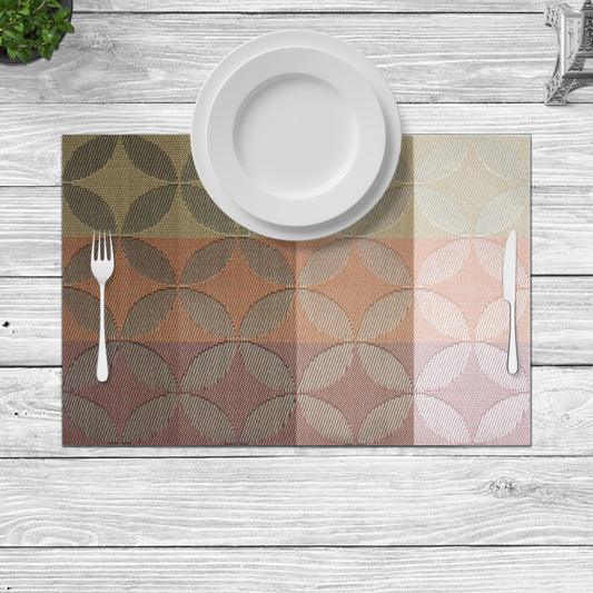 Vinyl Placemats Washable Table Mats - PM042