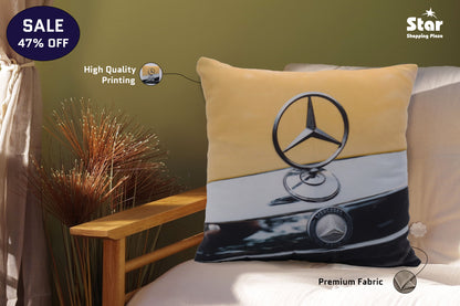 MERCEDES Digital Printed Velvet Car Cushions - FC117