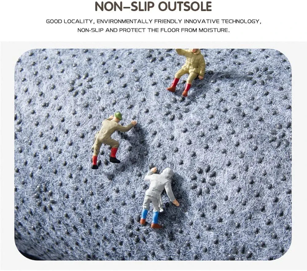 Soft Rugs Home Entrance Carpet Bedroom Toilet Bathroom Door Absorbent Non-Slip Foot Pad - DM071