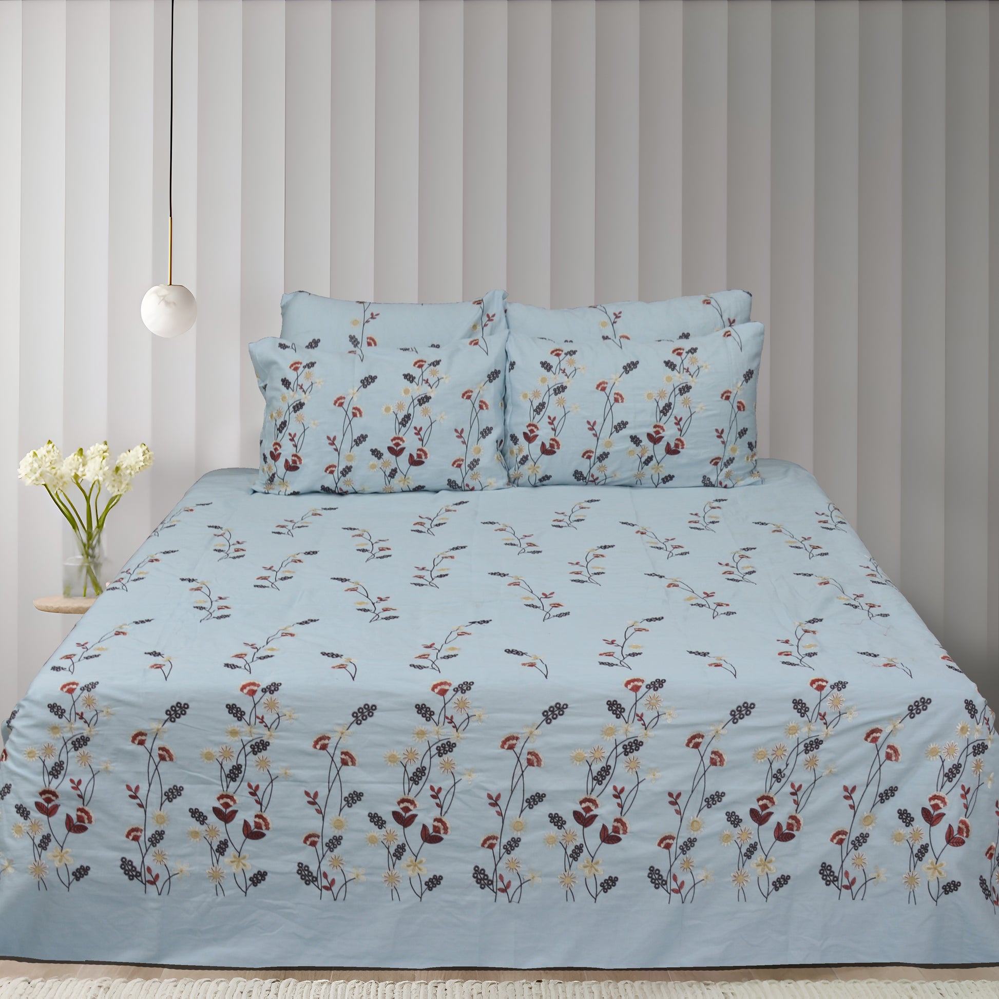 Embroidered Bedsheet 47 