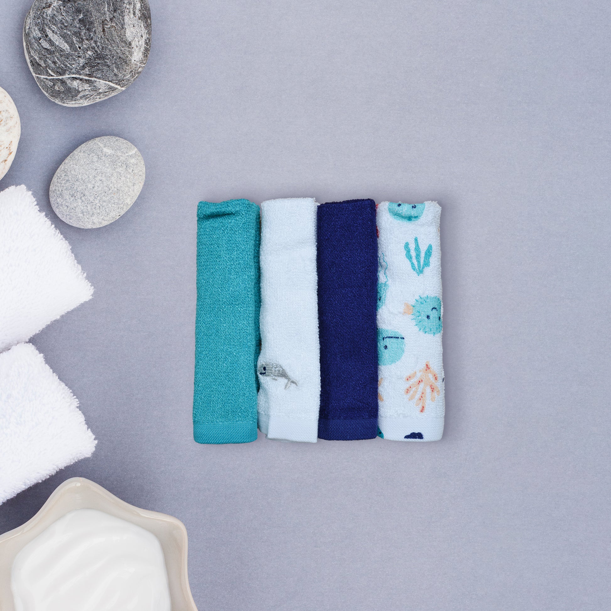 Hudson Baby  Washcloth Set 