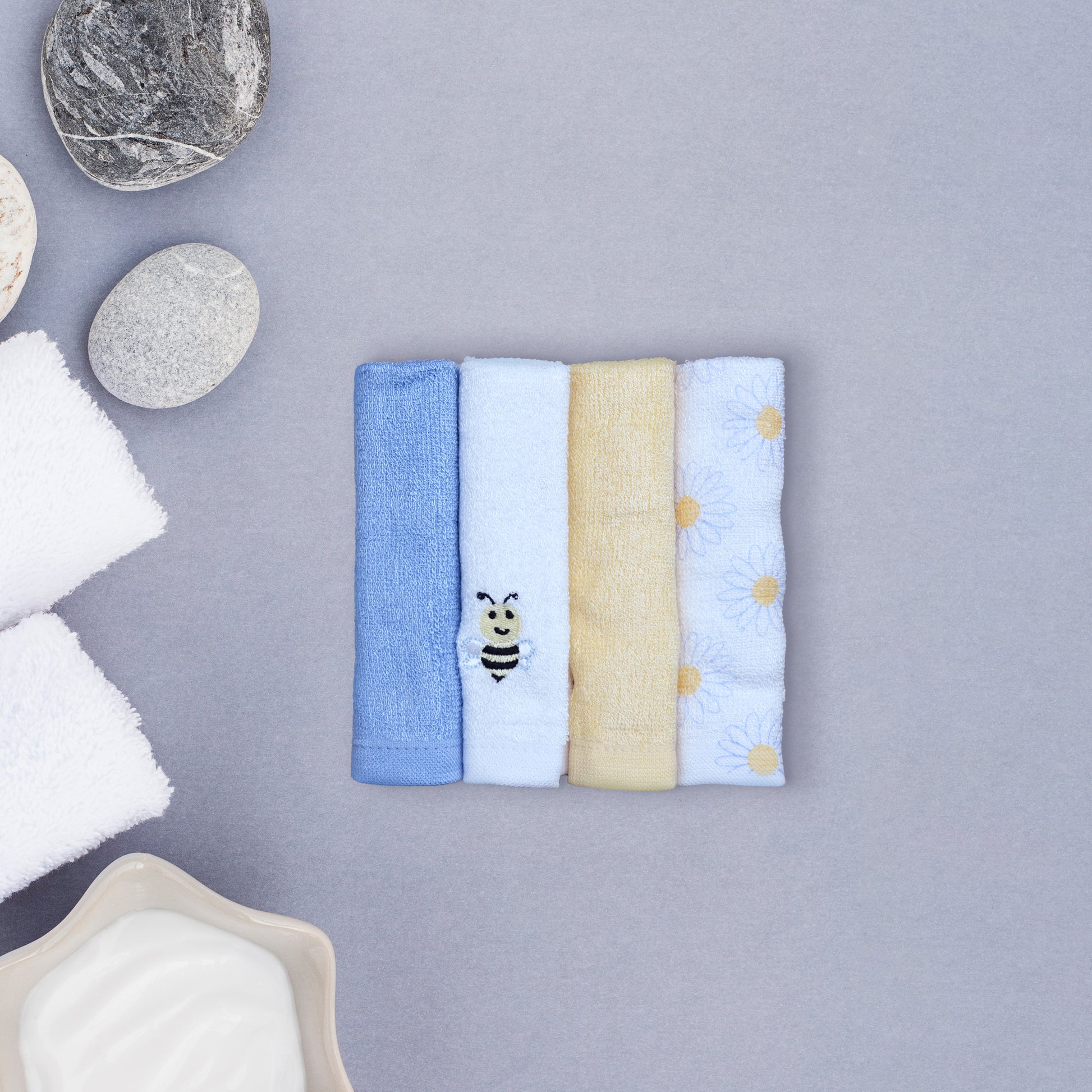 Hudson Baby Washcloth Set 