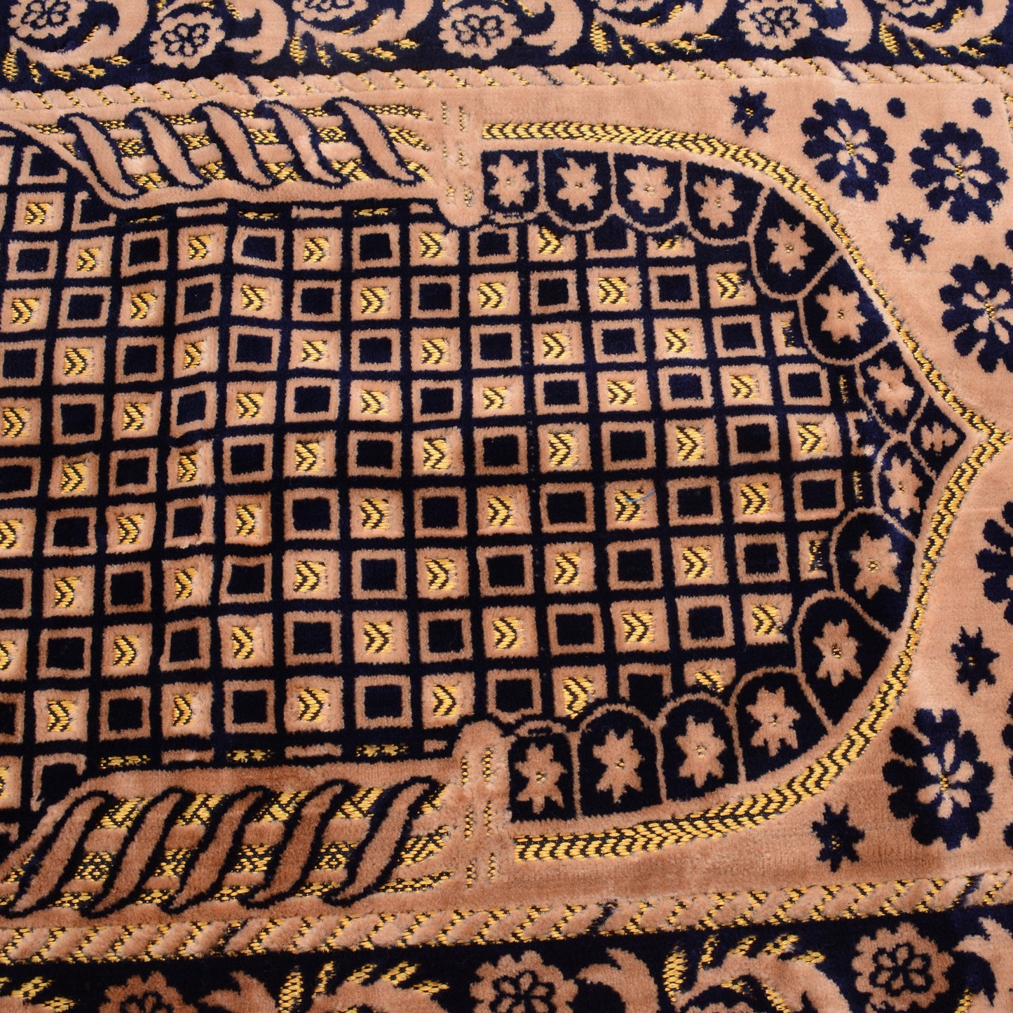 Soft Velvet Fleece Printed Prayer Mat - PR016