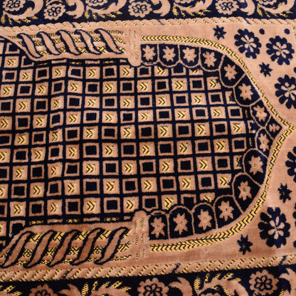 Soft Velvet Fleece Printed Prayer Mat - PR016
