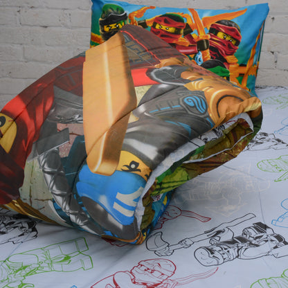 NINJA - Exports Cotton Kids Printed Comforter Set 3 Piece - KCS051